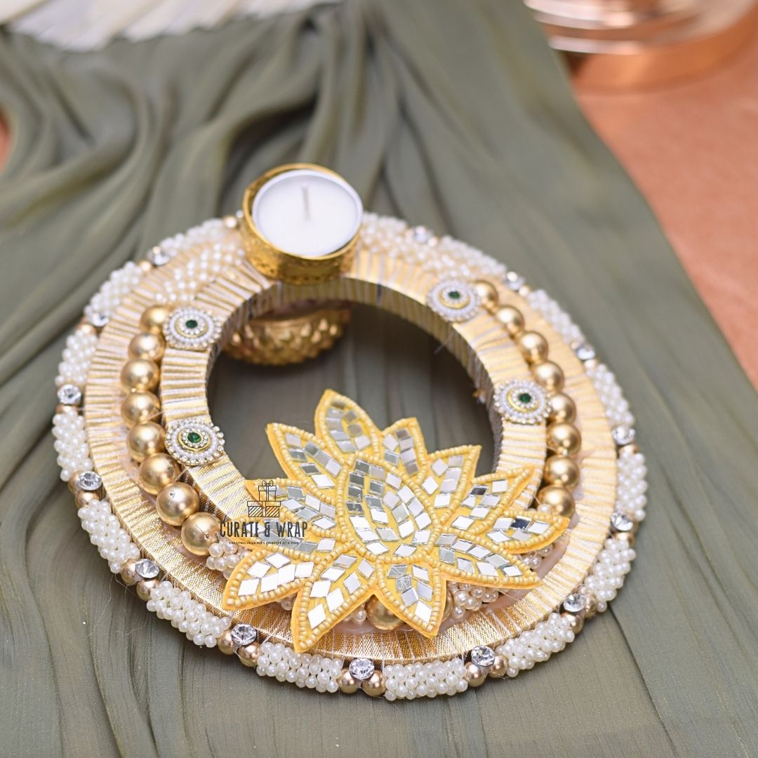 Oval Shape Tea Light – premium, decorative, perfect for festive, personal, and corporate gifting in Dubai & UAE