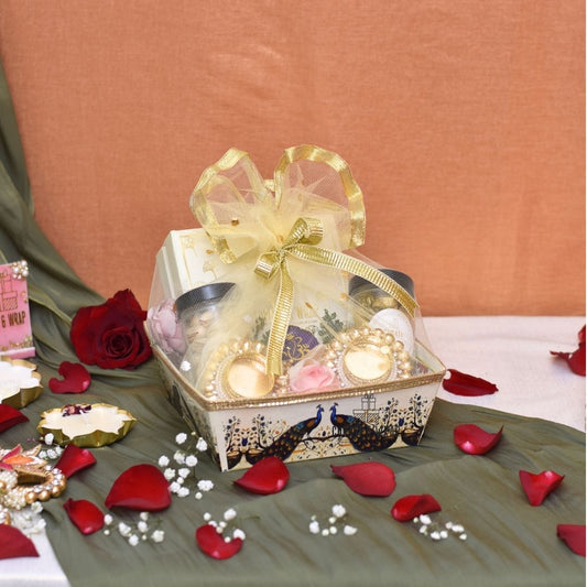Peacock Basket Hamper