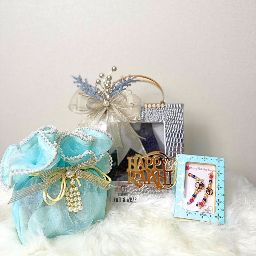 Silver Bag Rakhi Hamper Product Code RH- 007