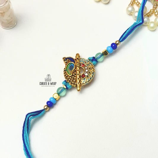 Product Code: S005 - Krishnaji Basuri Rakhi
