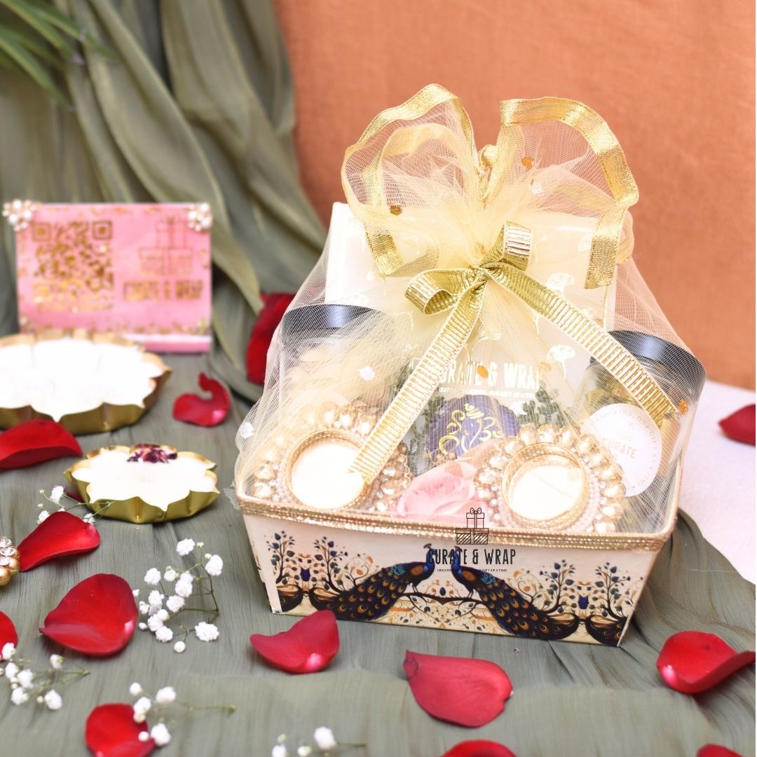 Peacock Basket Hamper