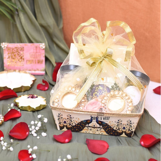 Peacock Basket Hamper