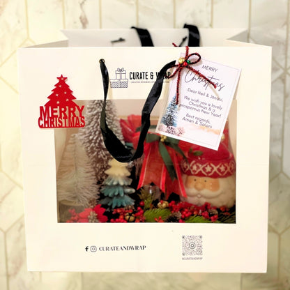 "Luxury New Year gift basket with chocolates and cookies Dubai"