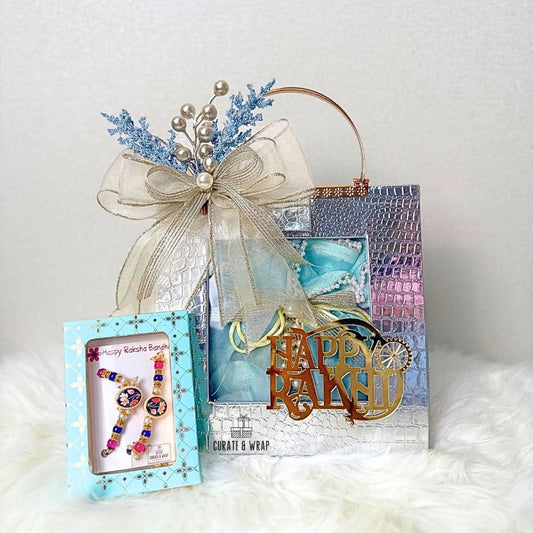 Silver Bag Rakhi Hamper Product Code RH- 007