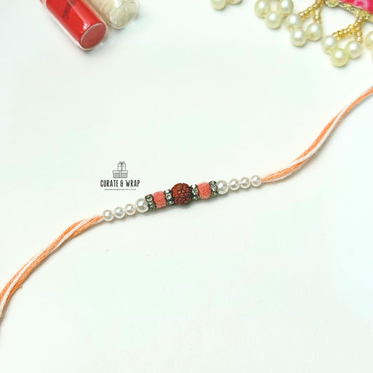 Product Code: S008 - Rudraksha Rakhi