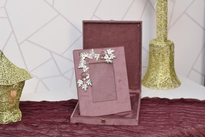 Photo Frame with Matching Suede Box | Luxury Ramadan & Eid Gift in Dubai