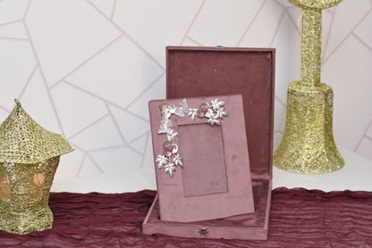 Photo Frame with Matching Suede Box | Luxury Ramadan & Eid Gift in Dubai