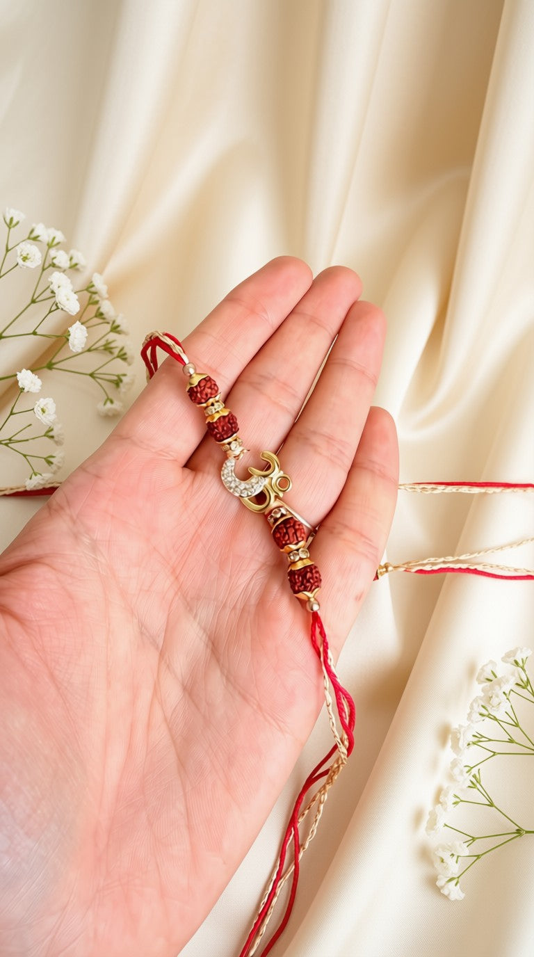 OM Rudraksh Rakhi 