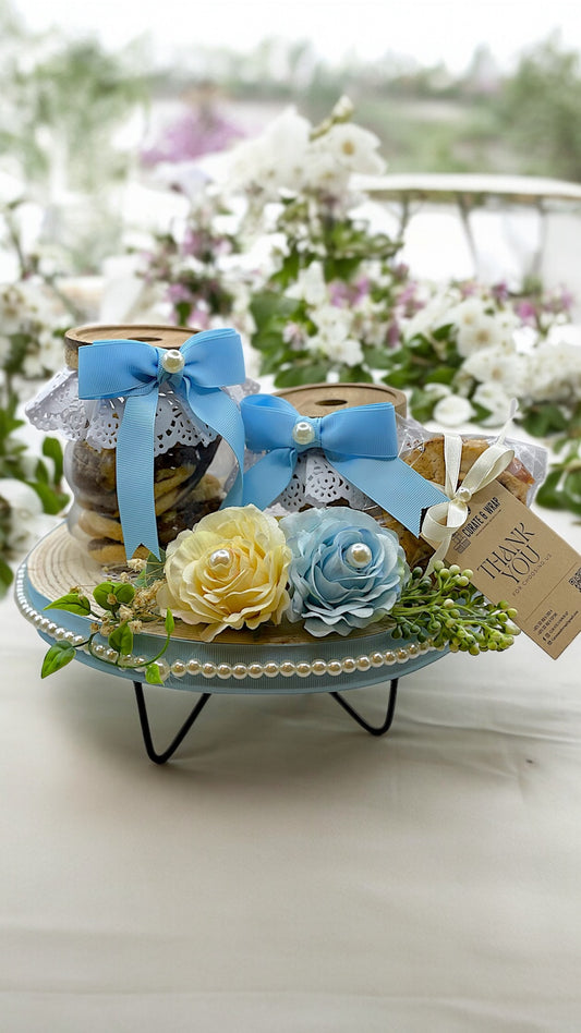  Blissful Bloom Hamper - Luxurious floral hamper for gifting by Curate and Wrap, Dubai