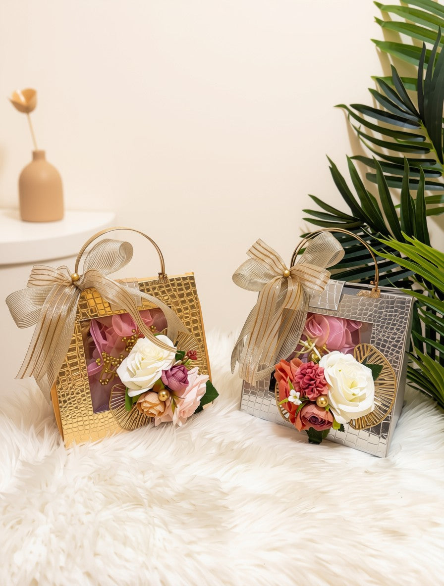 Rose Gold Bag & Silver Bag