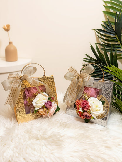 Rose Gold Bag & Silver Bag