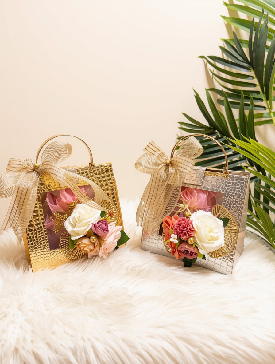 Rose Gold Bag & Silver Bag