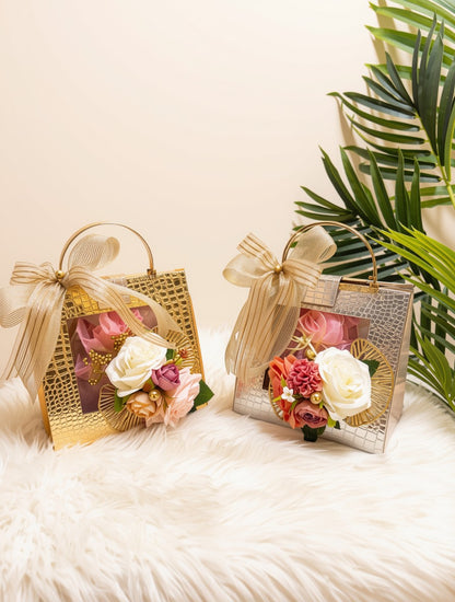 Rose Gold Bag & Silver Bag